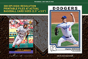 2000's Pro Baseball Card Templates, a Card Template by Chris Weibring (Thumbnail 3 of 12)