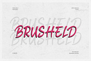 BRUSHELD – Bold Brush Script Font, a Script Font by MEANDSTUDIO (Thumbnail 1 of 8)
