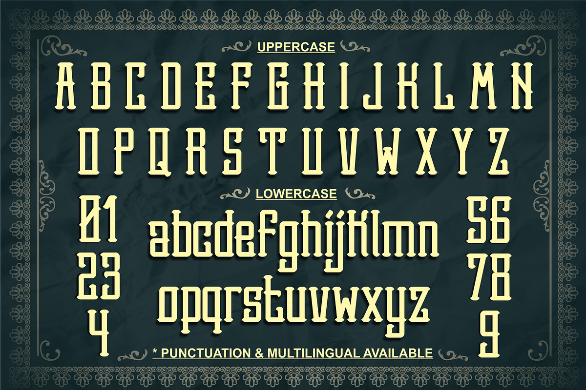 Vesaly - Simple Blackletter preview 3