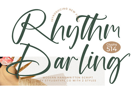 Rhythm Darling Modern Handwritten