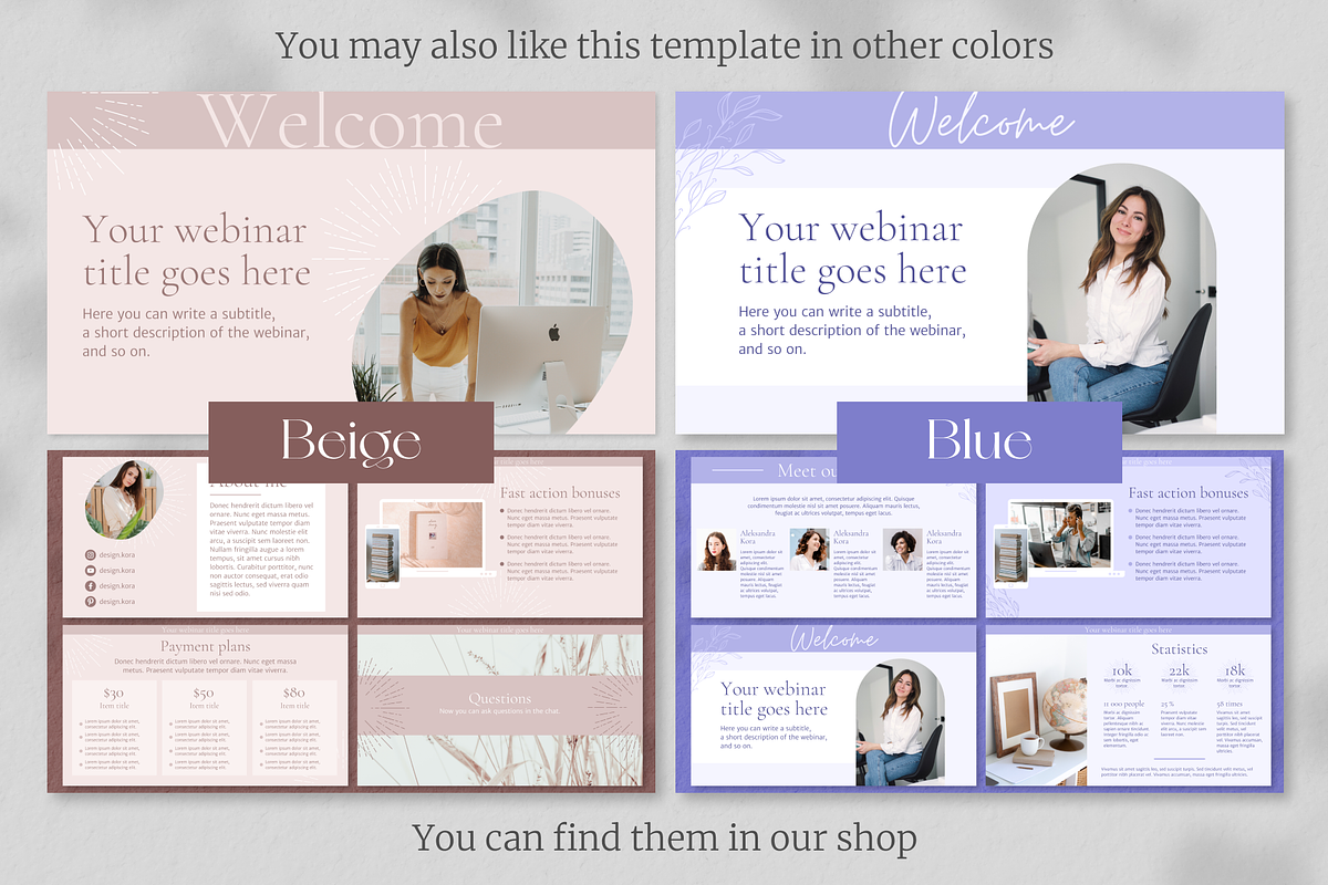 Webinar slide deck INSTANT DOWNLOAD, a Presentation Template by DesignKora (Photo 10 of 10)