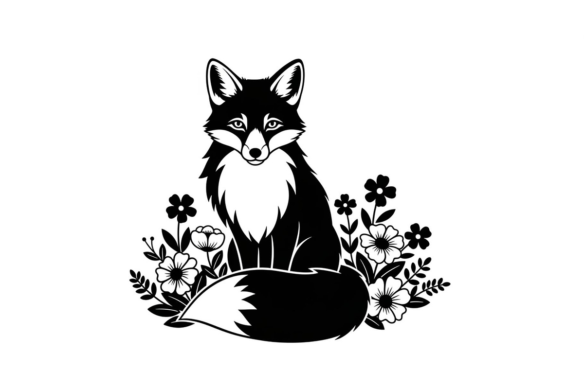 Cute Fox Silhouette Bundle, an Illustration by Designs_River (Photo 15 of 31)