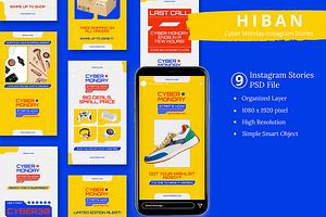 Cyber Monday Sale Instagram & canva, a Social Media Template by Attype