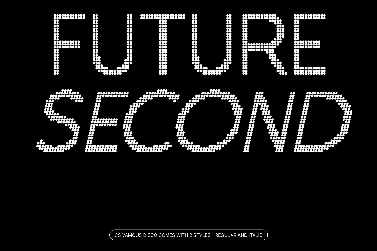 CS Vamous Disco, a Sans Serif Font by Craft Supply Co. (Photo 2 of 8)