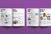 Modern Magazine Template, a Magazine Template by E-Type (Thumbnail 5 of 7)