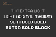 Nura - Variable Font, a Sans Serif Font by sabrcreative (Thumbnail 5 of 15)