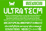 Cyber City font, a Font by weknow (Thumbnail 3 of 8)