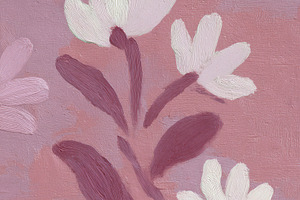 Soft Floral Harmony Painting, an Abstract Photo by Hamza067