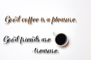 Black coffee, a Script Font by Funtype (Thumbnail 4 of 10)