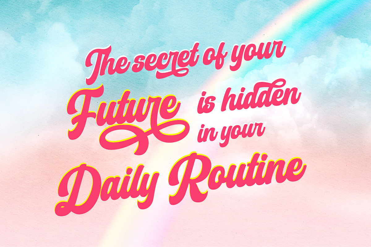 Familytalk, a Script Font by Ditatype (Photo 10 of 10)