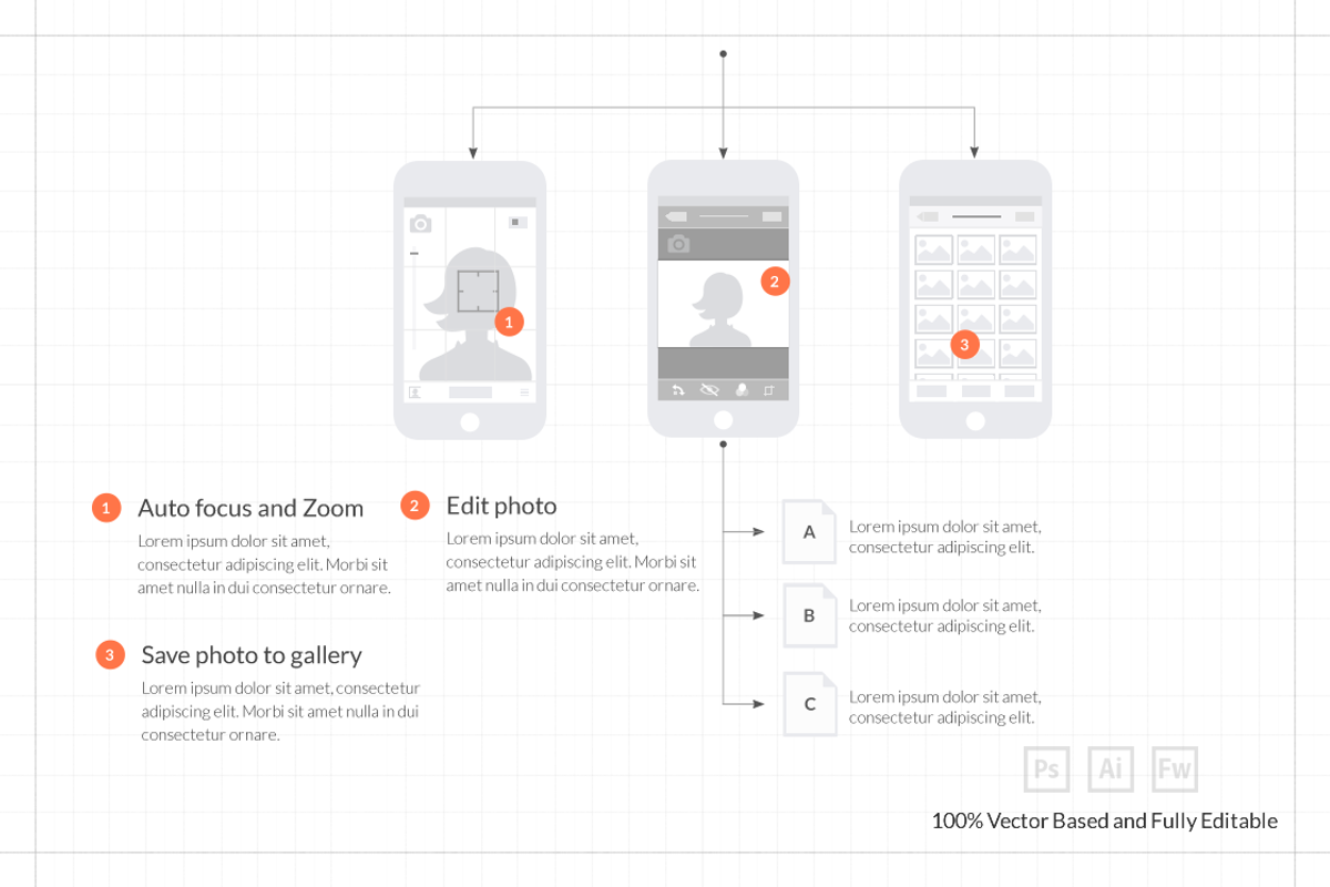 Mobile UX Design Tiles V1, an Android Mockup by firetuts (Photo 3 of 4)