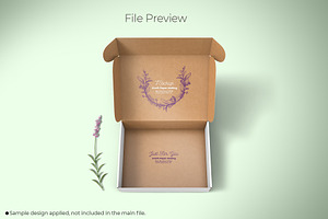 Kraft Paper Mailing Box Mockup