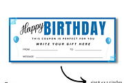 Happy Birthday Gift Certificate, a Card Template by YasdeyDesigns (Thumbnail 2 of 9)