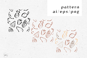 Pattern / Fruits Seamless