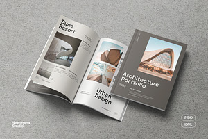 Brown Minimal Architecture Portfolio, a Brochure Template by Neermana