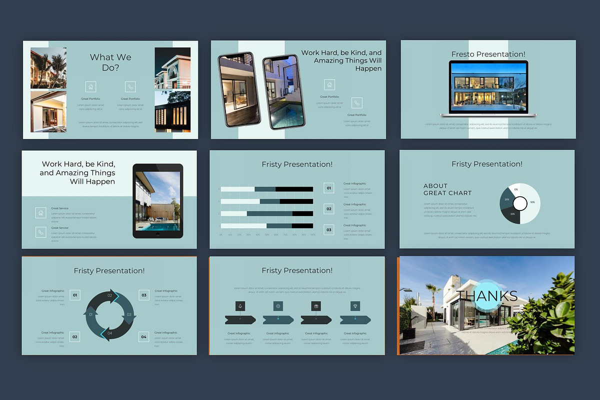 Fristy - RealEstate Keynote Template, a Presentation Template by riz creative studio (Photo 9 of 9)
