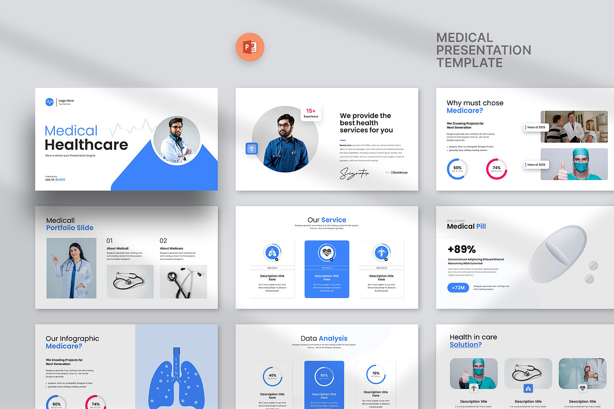 Medical Healthcare Solution, a Presentation Template by KreateTribe (Photo 5 of 5)