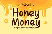 Honey Money Playful Handwritten Font, a Handwritten Font by Gumrega Studio (Thumbnail 1 of 6)