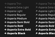 Asperia Typeface, a Sans Serif Font by NicolassFonts (Thumbnail 2 of 8)