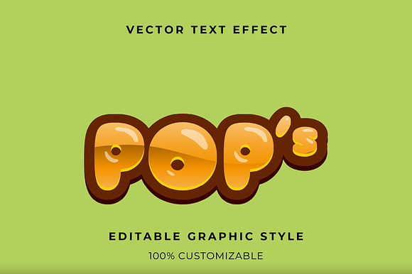 Glossy Bubble Cartoon Text Effect preview 3