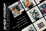 Street Fashion - Instagram Set, a Social Media Template by Mariux (Thumbnail 1 of 7)
