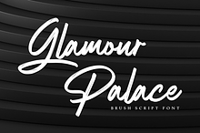 Glamour Palace - Brush Script Font