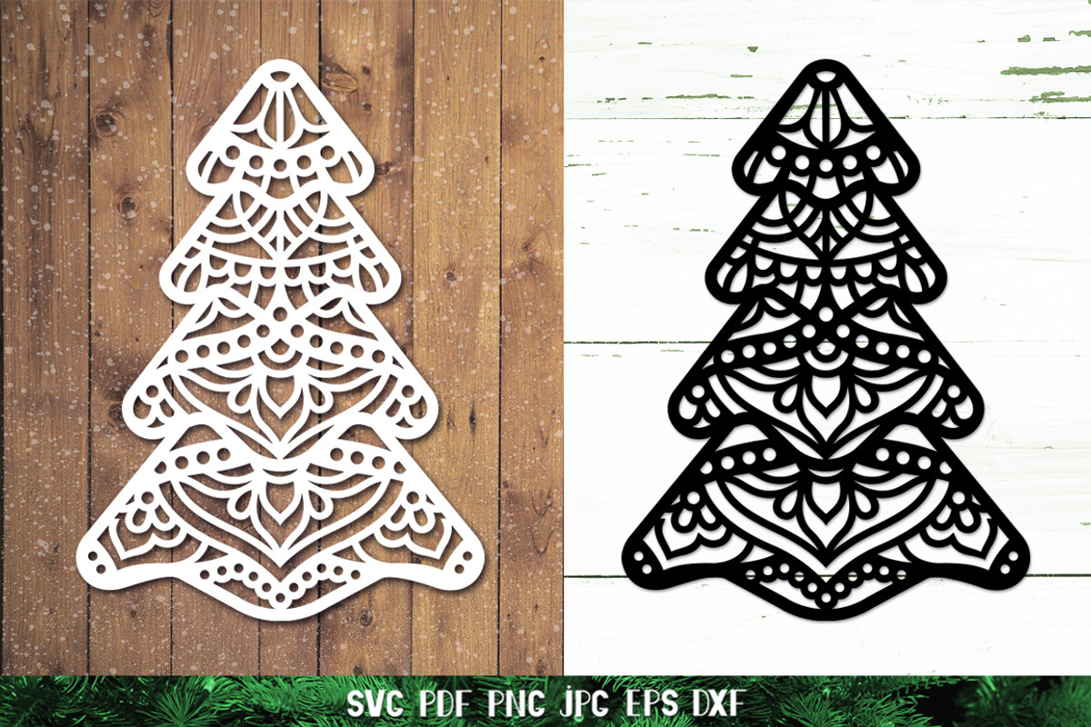 Christmas Tree Silhouette Set, a Graphic by Digital_Craftyfox (Photo 12 of 20)