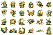 Whimsical Spring Clipart, an Illustration by designcity5 (Thumbnail 2 of 5)