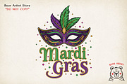 Mardi Gras Hand-drawn PNG Bundle, an Object Illustration by GlitterCraft (Thumbnail 87 of 101)