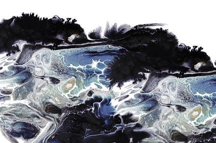 Marble texture acrylic colors featuring black, watercolor, and abstract, an Abstract Photo by Liliia Rudchenko