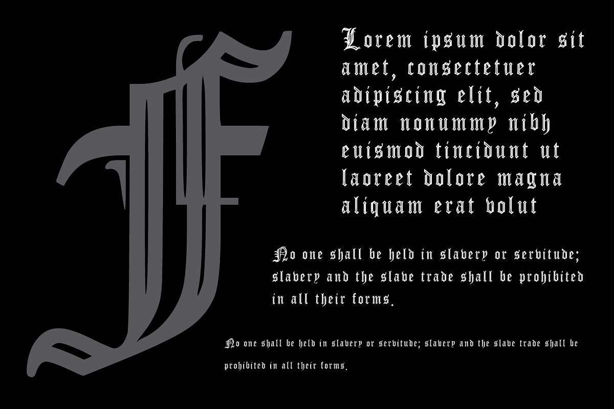 Elastic Gore Old, a Blackletter Font by cromatixclassroom (Photo 4 of 5)
