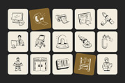 Manufacturing Doodle Icon, an Outline Icon by Vectors Market (Thumbnail 5 of 8)