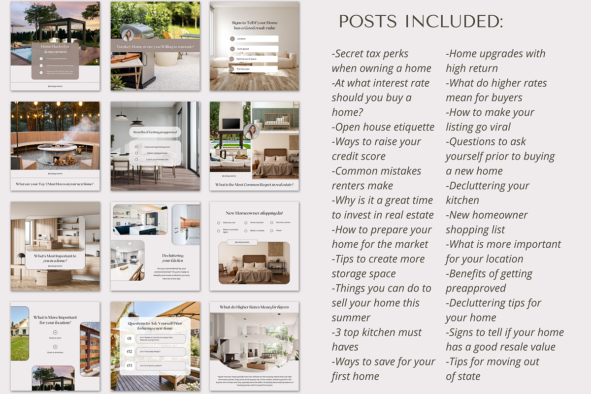 May Real Estate Posts with Captions, a Social Media Template by Marketing Templates Co. (Photo 6 of 9)