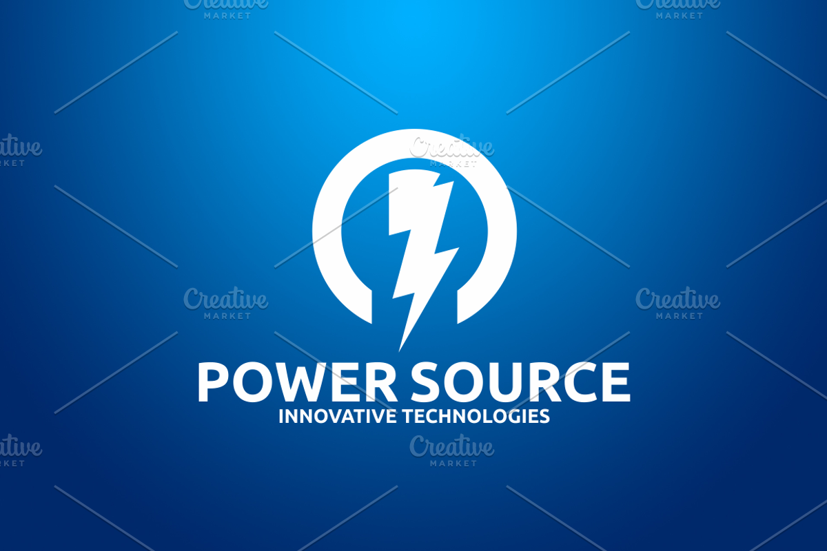 Power Source, a Branding & Logo Template by Brandlogo