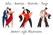 Vector dance couples illustrations, a Person Illustration by Art of Sun (Thumbnail 2 of 3)