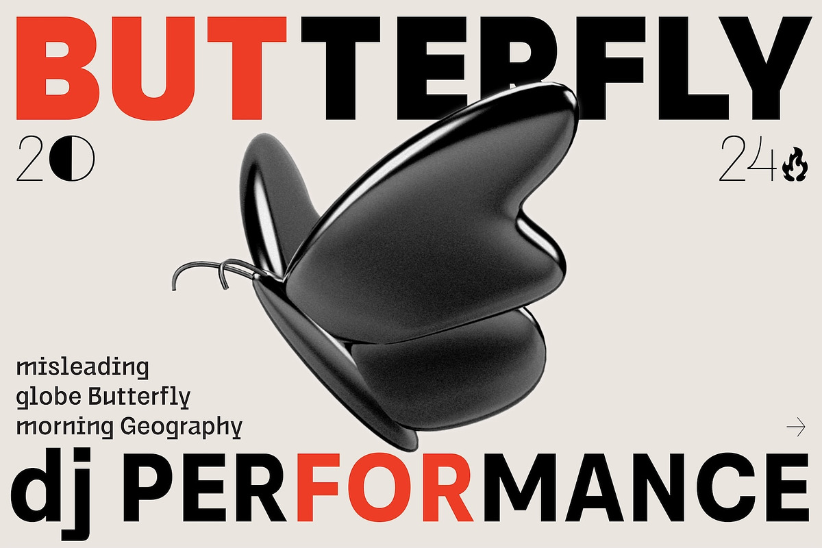 Brutal Milk No 1 - Text, a Sans Serif Font by Casloop Studio (Photo 5 of 7)