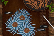 Embroidery Art Brushes For Procreate, a Brush Add-On by bokettori (Thumbnail 8 of 42)
