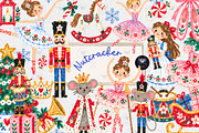 Nutcracker Christmas Clipart, a Decorative Illustration by BigCakeBee (Thumbnail 1 of 3)