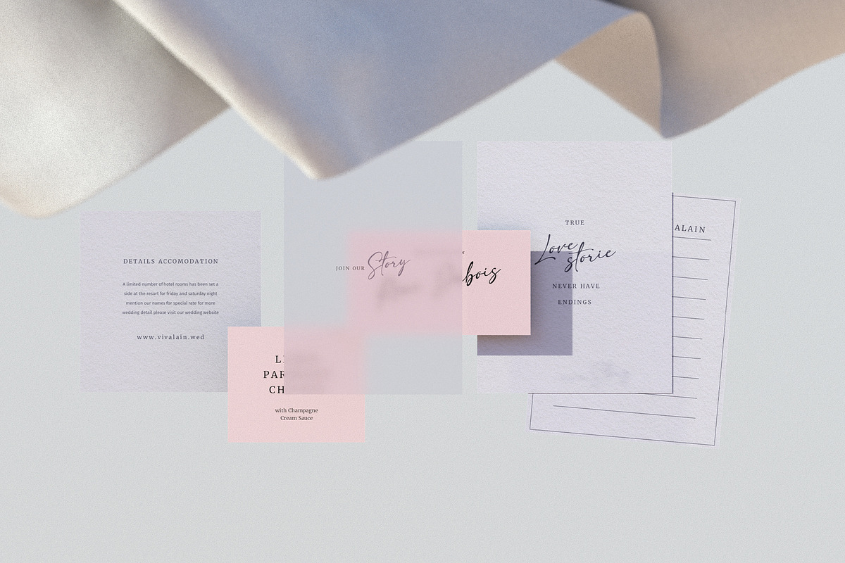 Wedding Invitation Set, an Invitation Template by BigWeek (Photo 7 of 7)