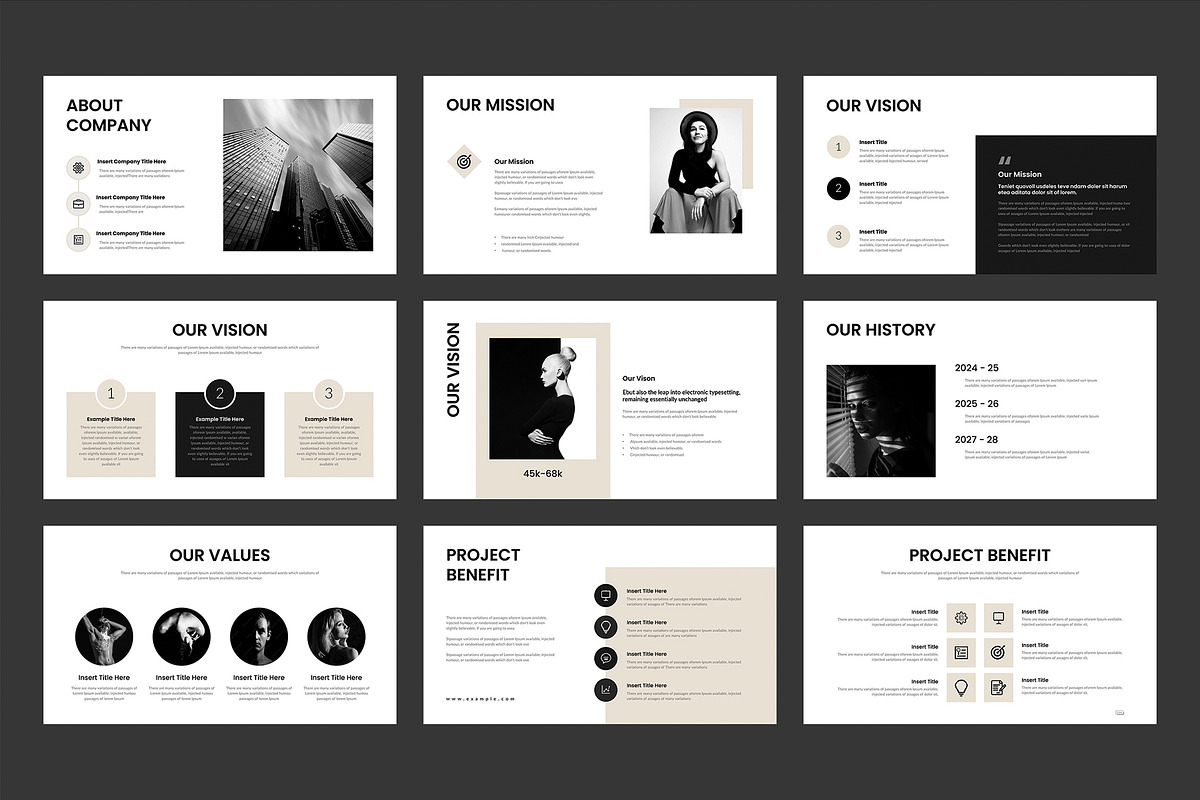 Minimal Presentation Template, a Presentation Template by Cleffon_Graphic_Studio (Photo 3 of 5)