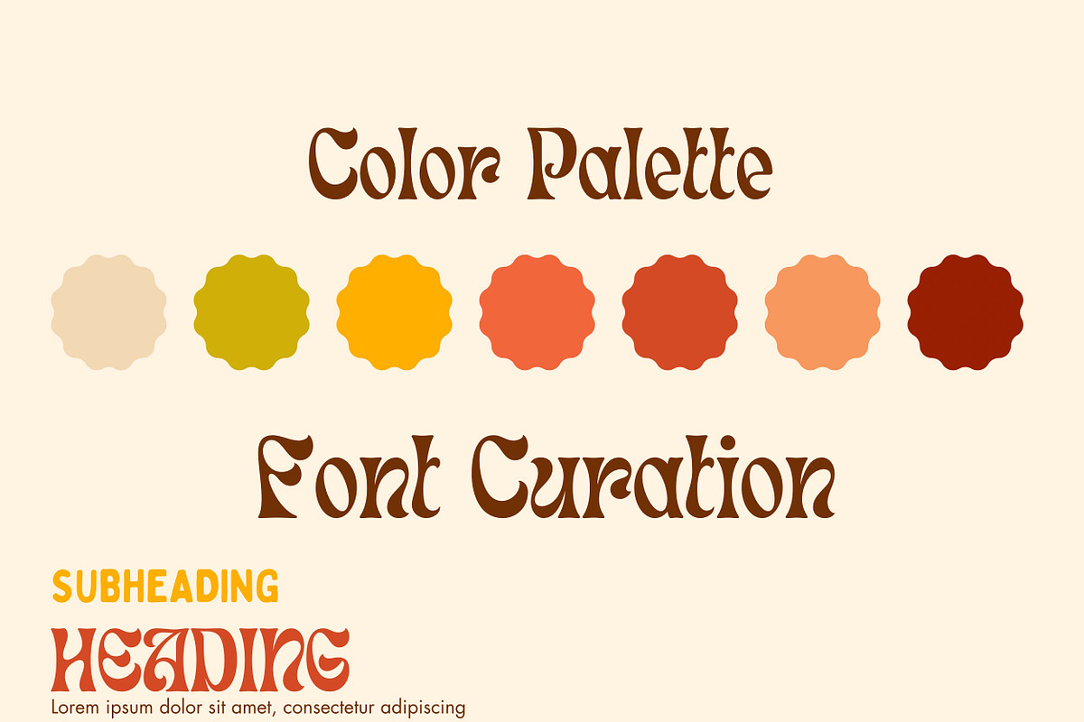 Retro Logo & Branding Canva Template, a Branding & Logo Template by Dear Darling Design (Photo 2 of 6)