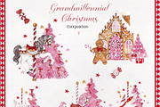 Grandmillennial Christmas graphic., an Object Graphic by ma_i_vi (Thumbnail 5 of 9)