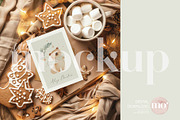 Christmas Card Mockup, a Product Mockup by MoMockups (Thumbnail 1 of 3)