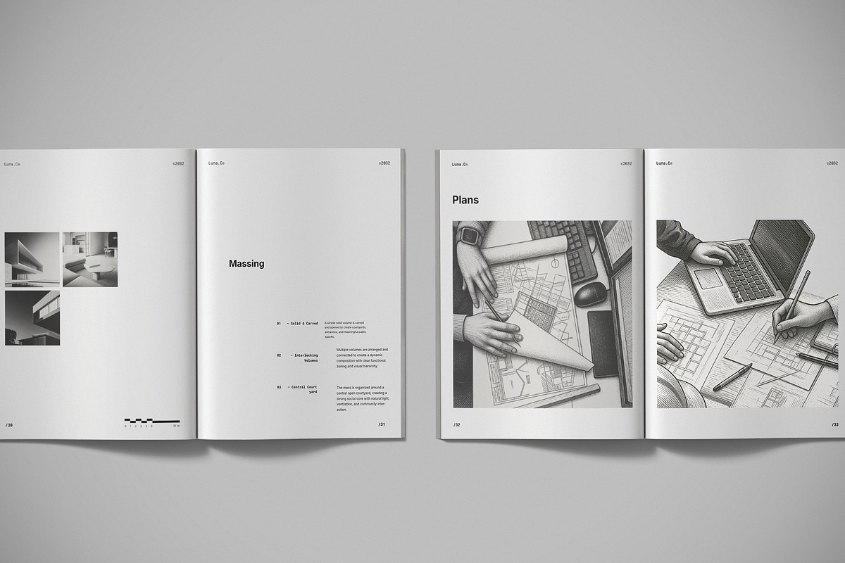 Architecture Portfolio Template, a Brochure Template by Studio Monova (Photo 16 of 33)