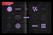 150 Retro-Futuristic Textured Shapes, an Object Graphic by Samolevsky (Thumbnail 4 of 17)