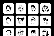 240 Facial Expressions Icons, an Outline Icon by Prosymbols (Thumbnail 14 of 15)