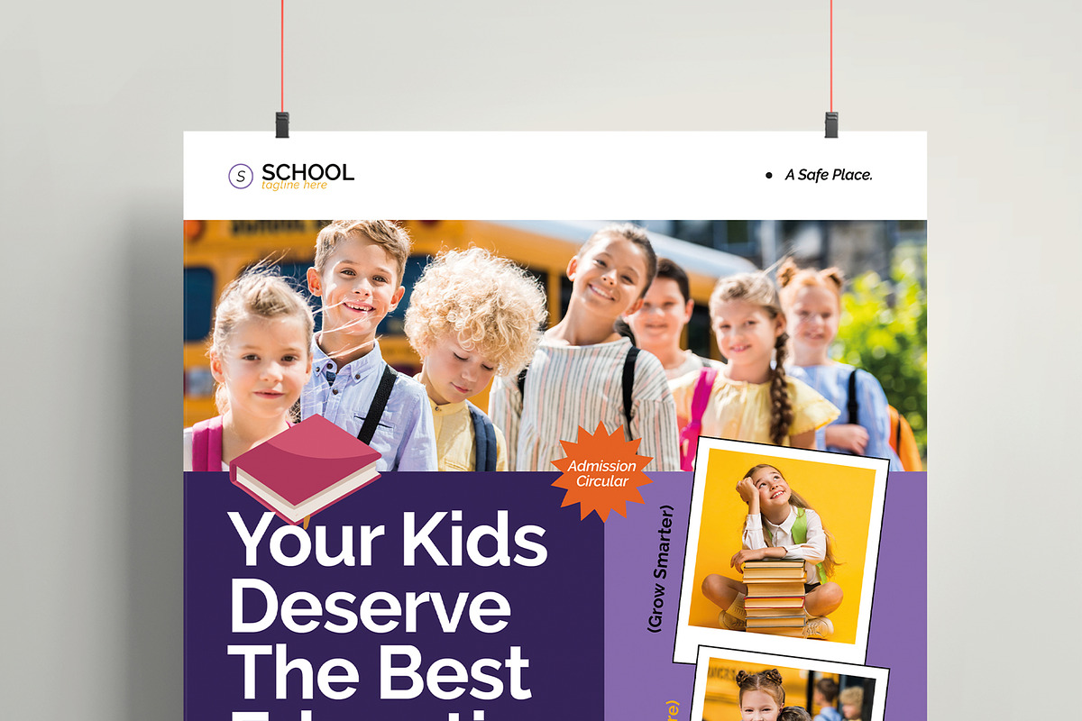 Best Education Flyer Template, a Flyer Template by MightyDesign (Photo 2 of 6)