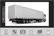 Pharmaceutical Delivery Truck Mockup, a Device Mockup by Bruno's Shop (Thumbnail 2 of 3)