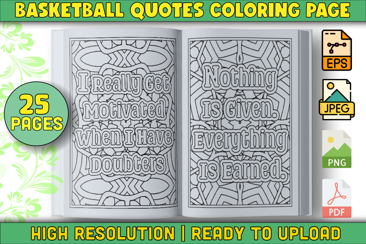 1000 Quotes Coloring Pages, an Object Graphic by protabsorkar11 (Photo 2 of 22)