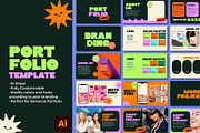 Bold Portfolio Template 1 - 2024, a Presentation Template by othersbyalex (Thumbnail 1 of 10)
